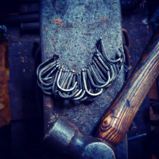 Hand-Forged Small Rune Hooks